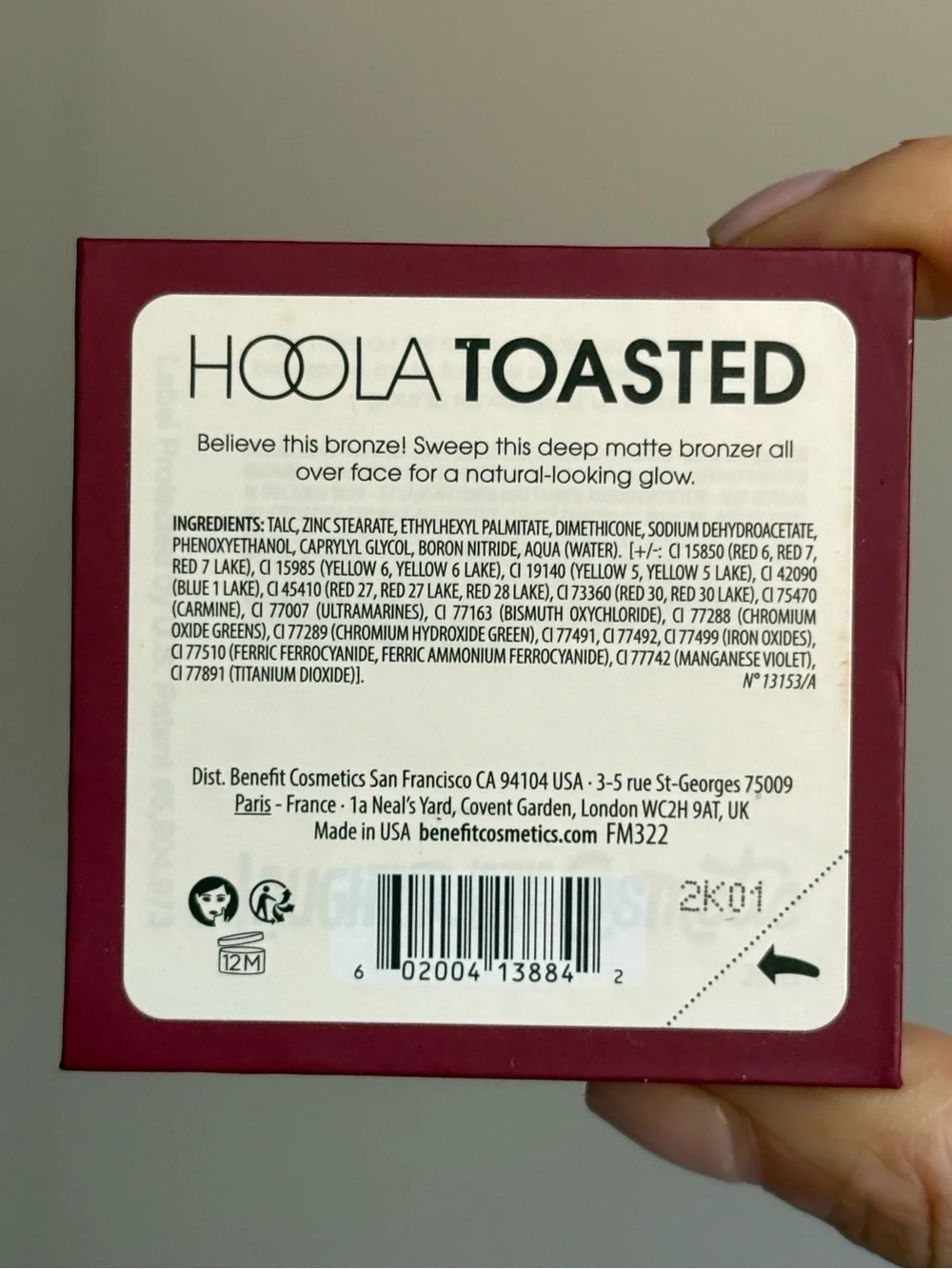 Benefit Hoola Toasted Bronzer